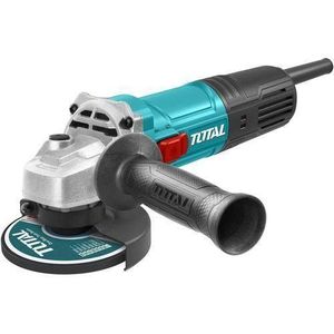 TOTAL Professional Angle Grinder 750W, 220-240V 115Mm,12000 Rpm Motor With Auxiliary Handle, Ideal For Carpenters, Builders, Electricians