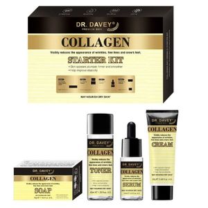 Dr. Davey Collagen Face Kit - Plump Firm Skin Lift Fade Wrinkles Lines