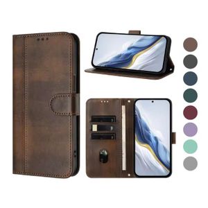 Infinix Hot 60i Case Flip Wallet Book Leather Magnetic Stand Case with Card Slots & All-Round Protection Phone Case/ cover
