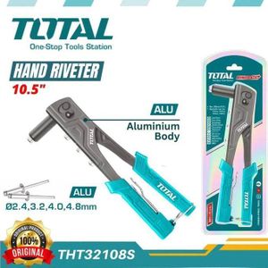 TOTAL  Hand Riveter 10.5" Heavy Duty Professional Hand Riveters Rivet Gun