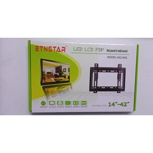 14"-42" TV Flat Panel Wall Bracket Holder/stand For Android Frameless LCD Smart - Black