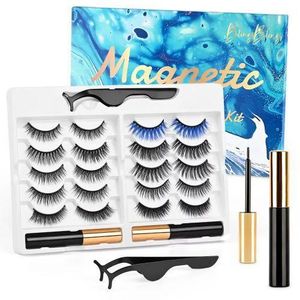 10 Pairs Of Magnetic Eyelashes 3D/5D Magnetic Liquid Eyeliner