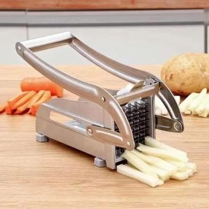 Kitchen Essentials Stainless Steel French Fry Cutter and Vegetable Dicer