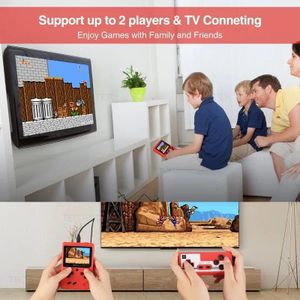 SUP 400-in-1 Retro Mini Handheld Video Game Console - Portable 8-Bit Classic Gaming System - Supports 2 Players and TV Output - Perfect Birthday Gift for Kids and Adults