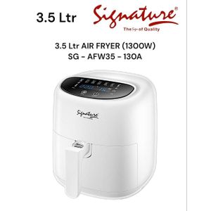 Signature White 3.5 ltrAir Fryer (1300w)3SG-AFW35-130A 
