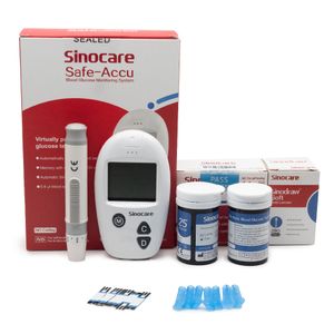 Sinocare Safe AQ UG Blood Glucose Meter Uric Acid Test Kit