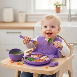 6pc Silicone Baby Feeding Cutlery Set Soft Spoon Fork Training Utensils Safe Non-Toxic BPA-Free Easy Grip for Infant Toddlers Mealtime