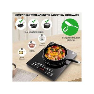 Sokany Quality Portable Induction Cooktop Hot Plate Countertop Burner 2200 Watts Induction Burner with LCD Sensor Touch, LED Display