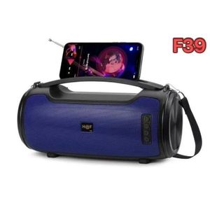 H F H.F F39 Portable Bluetooth Speaker FM Radio USB TF Card AUX Solar Rechargeable Wireless Outdoor Music Speaker With Phone Holder
