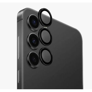 Camera Lens Protector for Samsung Galaxy S25 Plus – Tempered Glass, Anti-Scratch, Night-Shooting Anti-Glare, Easy Install – Black