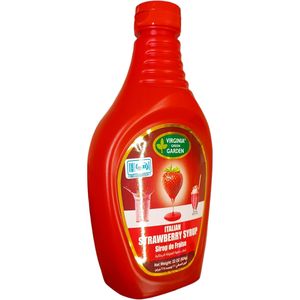 Virginia Green Garden ITALIAN STRAWBERRY SYRUP Topping Sauce Shakes Mixes Ice Cream Baking nk