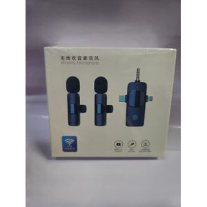 Wireless Lavalier Mic 3-in-1 For YouTube, TikTok, Interviews And Zoom With USB-C Lightning And AUX – Ideal For Phones And DSLRs