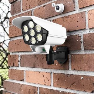 Low-Cost Solar Powered Motion Activated Dummy Fake Cctv Camera Motion Sensor Solar Light