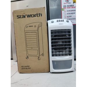 Starworth ZYY-SLF01 Portable Air Cooler – Low Noise – Energy  compact design with wheels for easy movement.Saving – White 