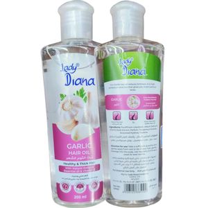 Lady Diana Garlic Hair Oil For Healthy & Thick Hair nk