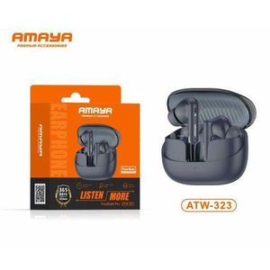 Amaya  FreeBuds Pro ATW-323 Wireless Earbuds, Black