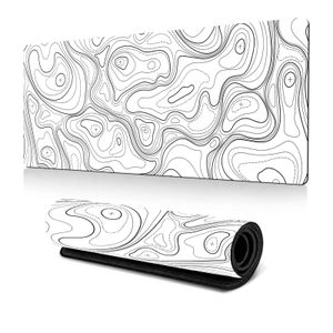 Abstract Line Texture Mouse Pad Non-Slip Desk Mat - Size: 300x600x2mm