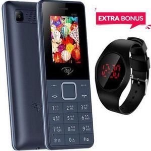 Itel It 2160, 1.77''  (Mpesa Phone) KABAMBE PHONE ,Dual Sim +FREE Watch