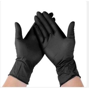 Safe Black surgical gloves