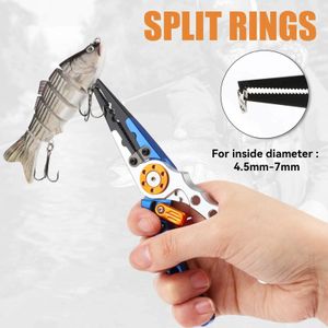Multi-functional fishing p-liers with lanyard and p-liers sheath, mini lure fishing tool