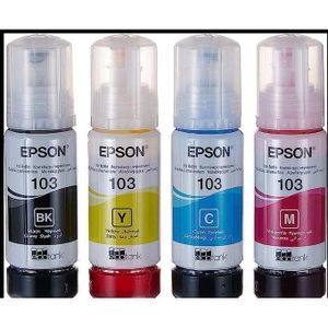 Epson 103 Original Ink Cartridges Black, Cyan, Magenta, Yellow Pack of 4