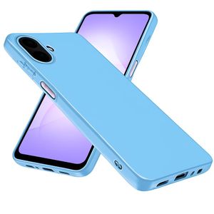 Soft Silicone Slim Fit CASE Anti-Scratch Shockproof Case for Samsung Galaxy A07 - Light Blue