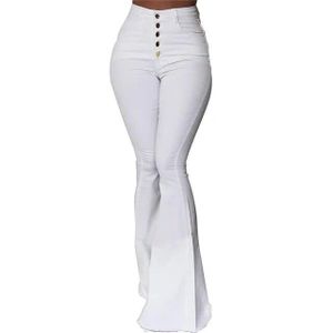 Sherman - High Waist Bell-Bottom Jeans