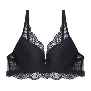 Logirlve Wireless Bras For Women Lace Floral Front Closure Sexy