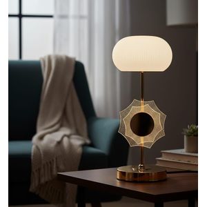 Modern Luxury Decorative Table Lamp – Warm Ambient Bedside & Living Room Lighting