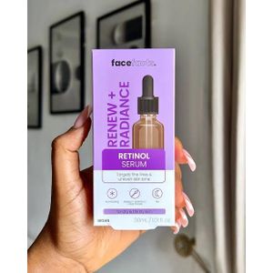 FaceFacts Renew + Radiance retinol serum 