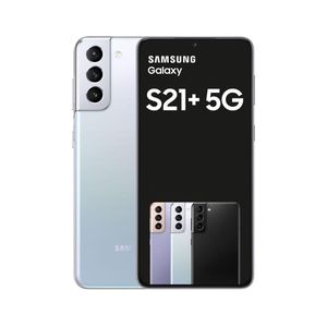 Samsung Galaxy S21+ Plus 5G 256GB+8GB Dual SIM + eSIM 6.7" Dynamic AMOLED 2X 12+12+64MP Camera, Refurbished- Silver