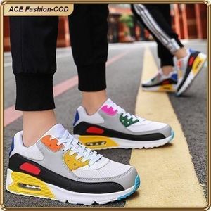 Men's Comfortable Gentle Casual Sport Running Sneakers Shoes Multicolor-EU 45