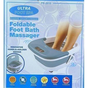 500W foldable/Collapsible FootBath Massager with Heat, Pedicure Foot Spa with Bubbles and Jets, Feet Soak Tub for Home,spa, Office, Relaxation and Stress Relief
