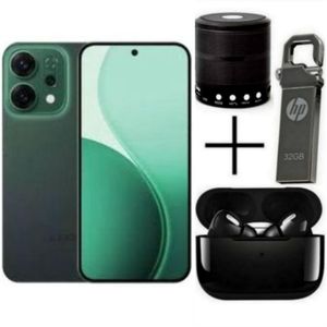 Oppo Reno 14F, 6.57", 12GB RAM + 512GB ROM, 6000mAh, 50MP - Luminous Green + FREE AMAZING GIFTS