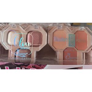 Makeup Blush and Highlighter  + free lipstick