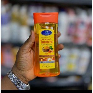 dr davey Turmeric Omega-3 Glow Body Oil -200ML Radiant Skin in a Bottle