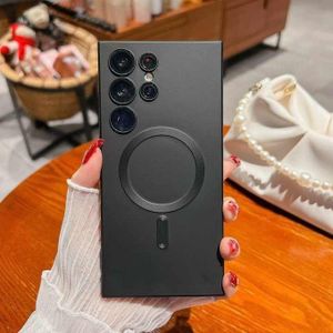 Samsung Galaxy S21 Ultra Wireless Charging Magnetic Clear Case with MagSafe Black – Shockproof, Anti-Fingerprint & Premium Design