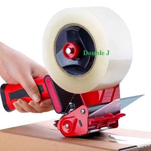 Heavy Duty 2 Inch Tape Dispenser with Metal Blade for Carton Box Sealing Warehouse Shipping Household Packaging
