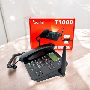 Bontel  T1000 GSM Fixed Landline Keypad Control Quick Access Easy Dialing Desktop Phone 