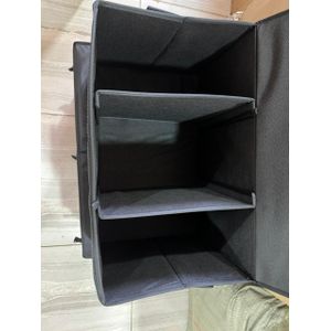 Foldable Premium Car Trunk Organizer with Lid – Multipurpose Storage Box (60cm)