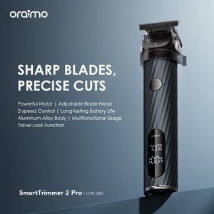 Oraimo Smart Trimmer 2 Pro – OTR 280 Rechargeable Hair & Beard Trimmer with Precision Blades