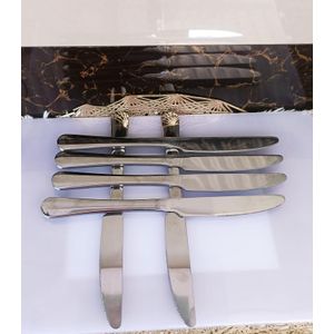 Heavy Gauge Stainless Steel Butter Knives – Durable Table Spreaders (Set of 6 Pieces)
