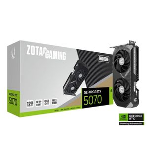 Zotac GAMING GeForce RTX 5070 Twin Edge 12GB GDDR7 Graphics Card (Recommended Power Supply: 650W)