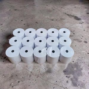 Performance Guaranteed High Clarity Reliable Quality 15 Pieces or Rolls of 80mm By 80mm By 13mm Thermal Paper Rolls Thermal Rolls