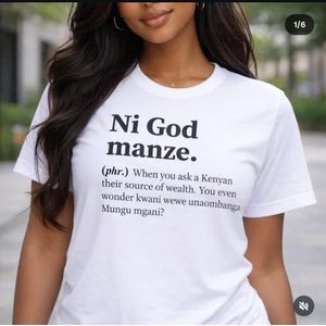 Kenyan custom tshirt