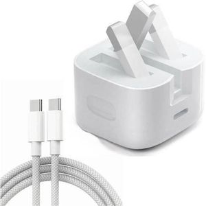 Apple iPhone 16 17 Charger, USB C Charger 35W PD Fast Charger Plug with 1M USB C to C Cable Compatible for iPhone 16 Pro,6 Pro Max,16 Plus,15,15 Pro, iPad Pro,Air,Mini Type C Charge