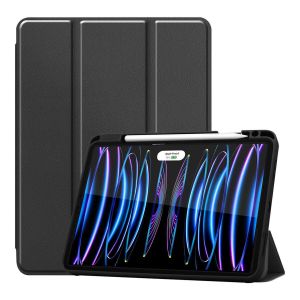 Apple iPad Pro 11 (2018) Tablet Case, Smart Magnetic Stand Flip Cover for Screen and Back Protection for Second Device