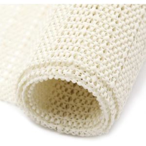 Non Slip Rug Underlay, 80 x 150cm PVC Rug Pads Multipurpose Anti Slip Rug Underlay Control Underlay Gripper For Home, Office, Car, Pallet, Drawer Liners - White