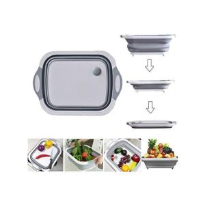 Collapsible Foldable Chopping Board, Trough And Drainer