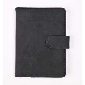 Leather Passport Holder Wallet – Travel Document Organizer with Card Slots